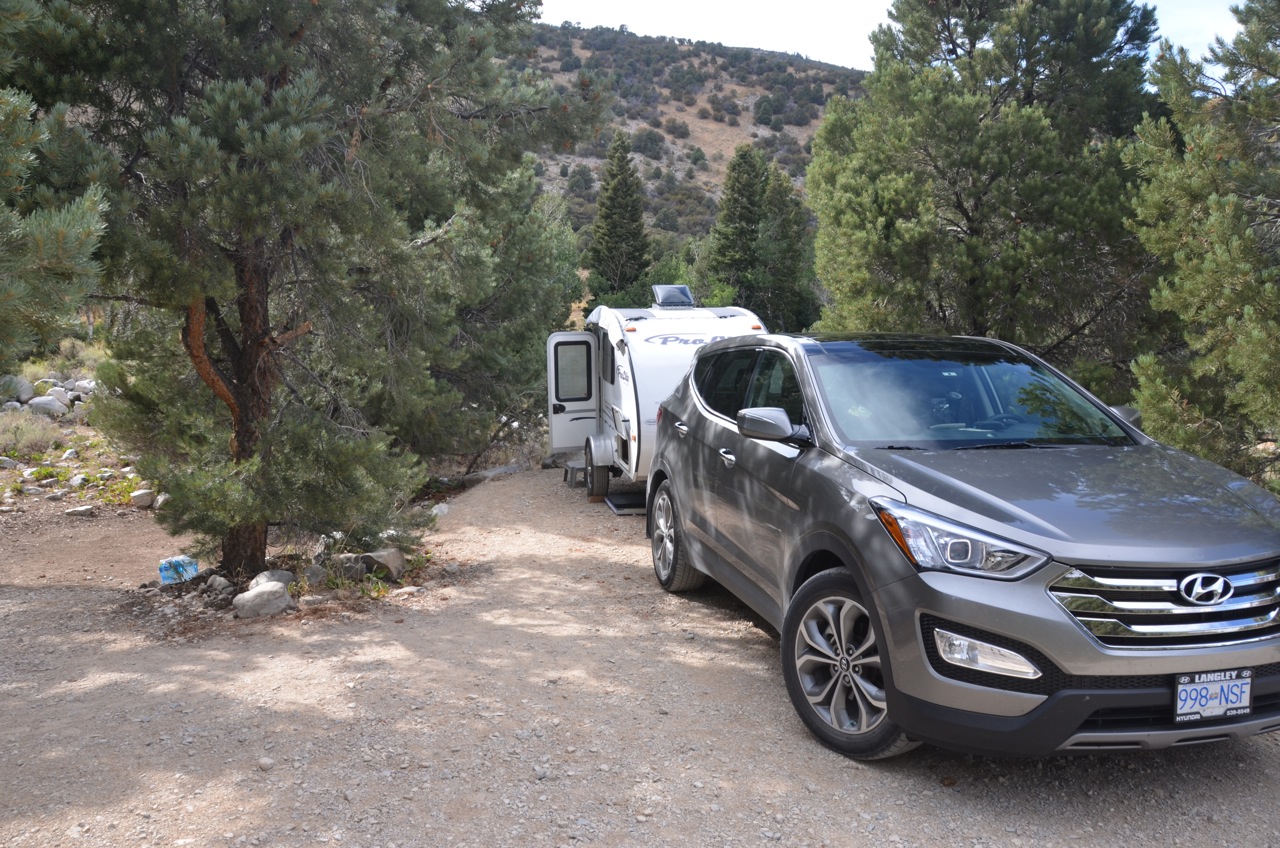 First Overnight in Great Basin National Park, Baker, Nevada.